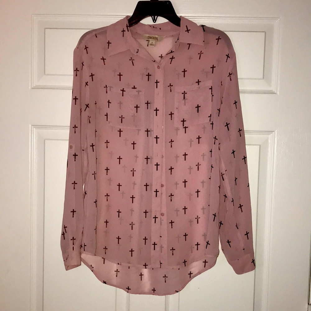 Decree button down blouse!